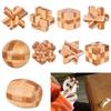 Children Adults Wooden Kongming Lock Puzzle Toy