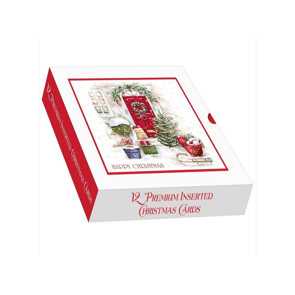 Out Of The Blue Square Christmas Card (Pack of 12)