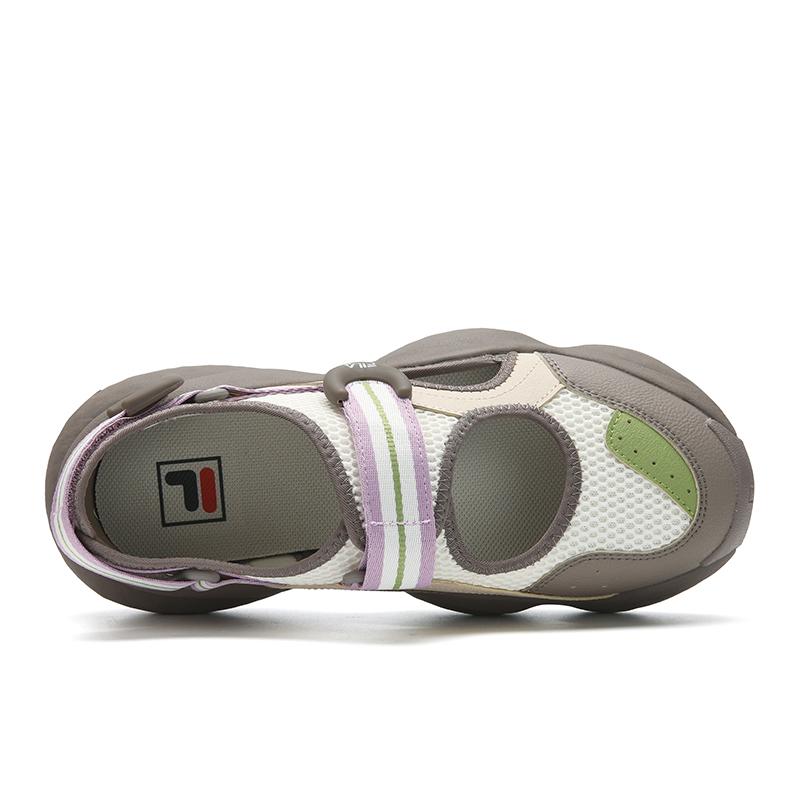 FILA BAGEL SANDAL River Trekking Shoes Women's Micro White/Misty Purple F12W622401FWM