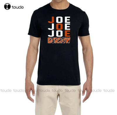 Cincinnati Joe Burrow Text Tshirt Whiteshirts For Unisex Custom Aldult Teen Unisex Digital Printing Tee Shirts New Popular