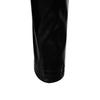 Men Plus Size Round Neck Patchwork Leather Sleeve Loose Casual Long Sleeve T Shirt