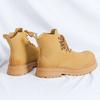Hight Quality Classic British Street Style Leather Boots For Men Solid Yellow Hombre Daily Casual Dress Height Increasing Shoes