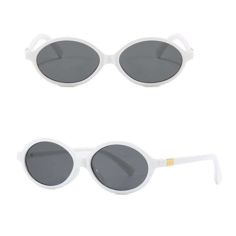 

Korea Fashion Retro Oval Sunglasses For Women And Men Ins Style Small Frame Cat Eye Sun Glasses Shades For Women UV resistance C7