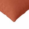 2 Piece Sofa Cushions Red Orange 145 X 40 Cm Corduroy Fabric