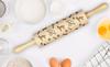 Basque Shepherd Dog- rolling pin with a dog, decorating cookies with a rolling pin in patterns, a gift for the ceramicist of the Art-Dog brand – Rolli