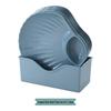 Dumpling Plate with Dipping Compartments - Durable Wheat Plastic, Creative Restaurant Style Fruit and Storage Plate.