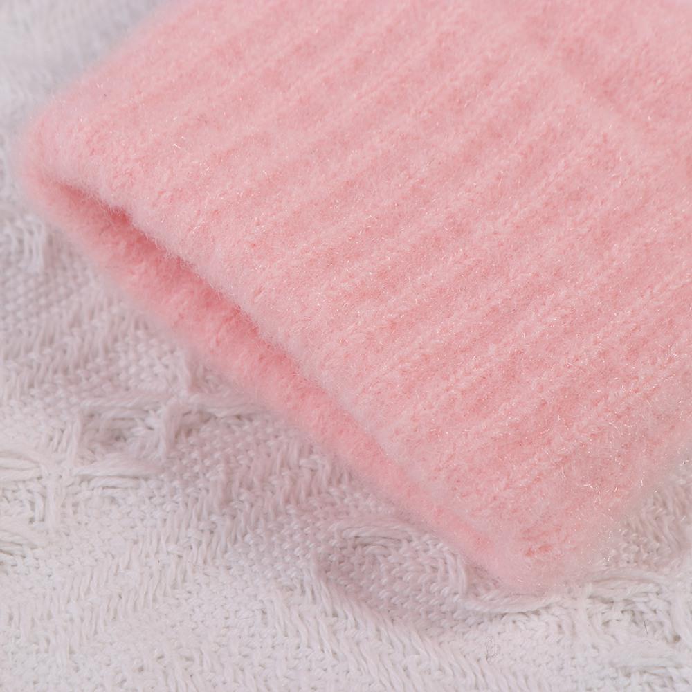 Panda Fluffy Mittens Warm Cute Velvet Gloves Lovely Plush Knitted Gloves  Male