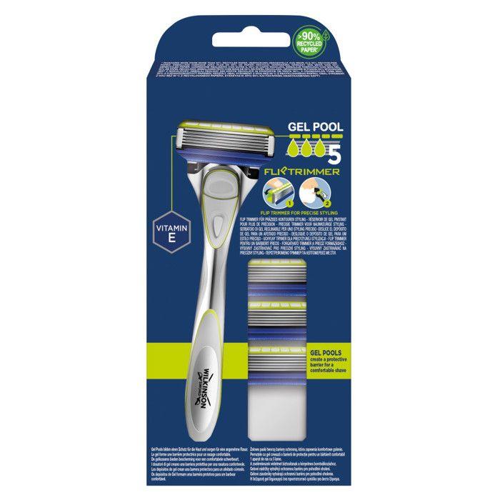 Wilkinson Hydro 5 Sensitive Skin Rasoir/Lames pour Homme - Pack de 4