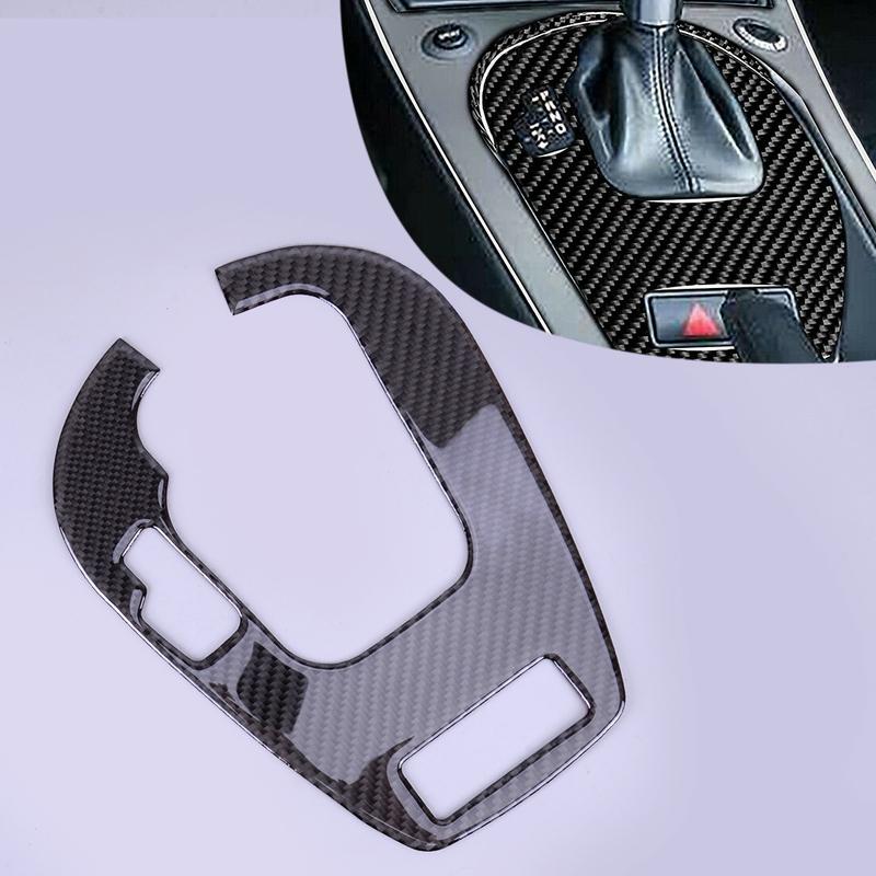 

Carbon Fiber Black Car Automatic Gear Shift Cover Trim Fit for BMW Z4 E85 2003 2004 2005 2006 2007 2008 Left Hand Drive