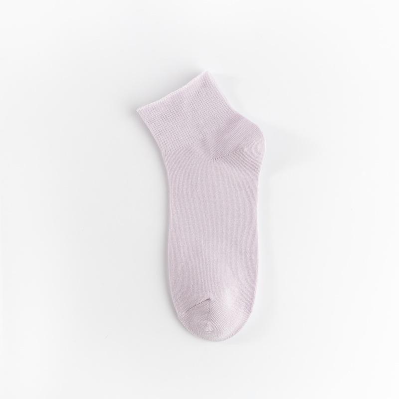 10 Pairs of Socks, Women's Short Socks, Summer Thin Cotton Socks, Anti-odor Loose Boneless Postpartum Socks, Versatile Short Socks