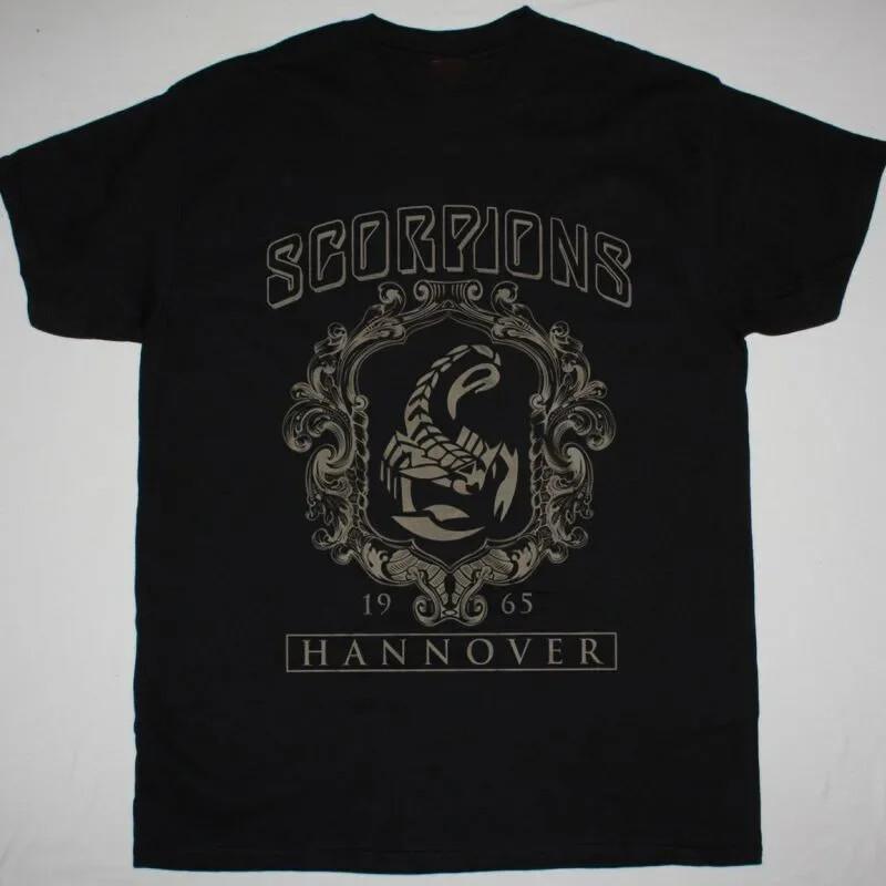

SCORPIONS HANNOVER Футболка с коротким рукавом Хлопок Черный Женская Мужская S до 5XL Унисекс Футболка S