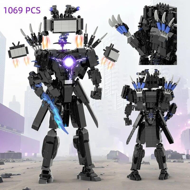 

Skibidi Туалет Фигурка Строительные блоки для детей Игрушки Титан Спикер Дрель Человек ТВман Строительные игрушки для детей Мужской Рождественские подарки