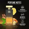 Bergamot Beaute Inferno Eau De Parfum | Best Perfume for Men with Musk and Citrusy Long Lasting Premium Fragrance for Man, EDP 100ml