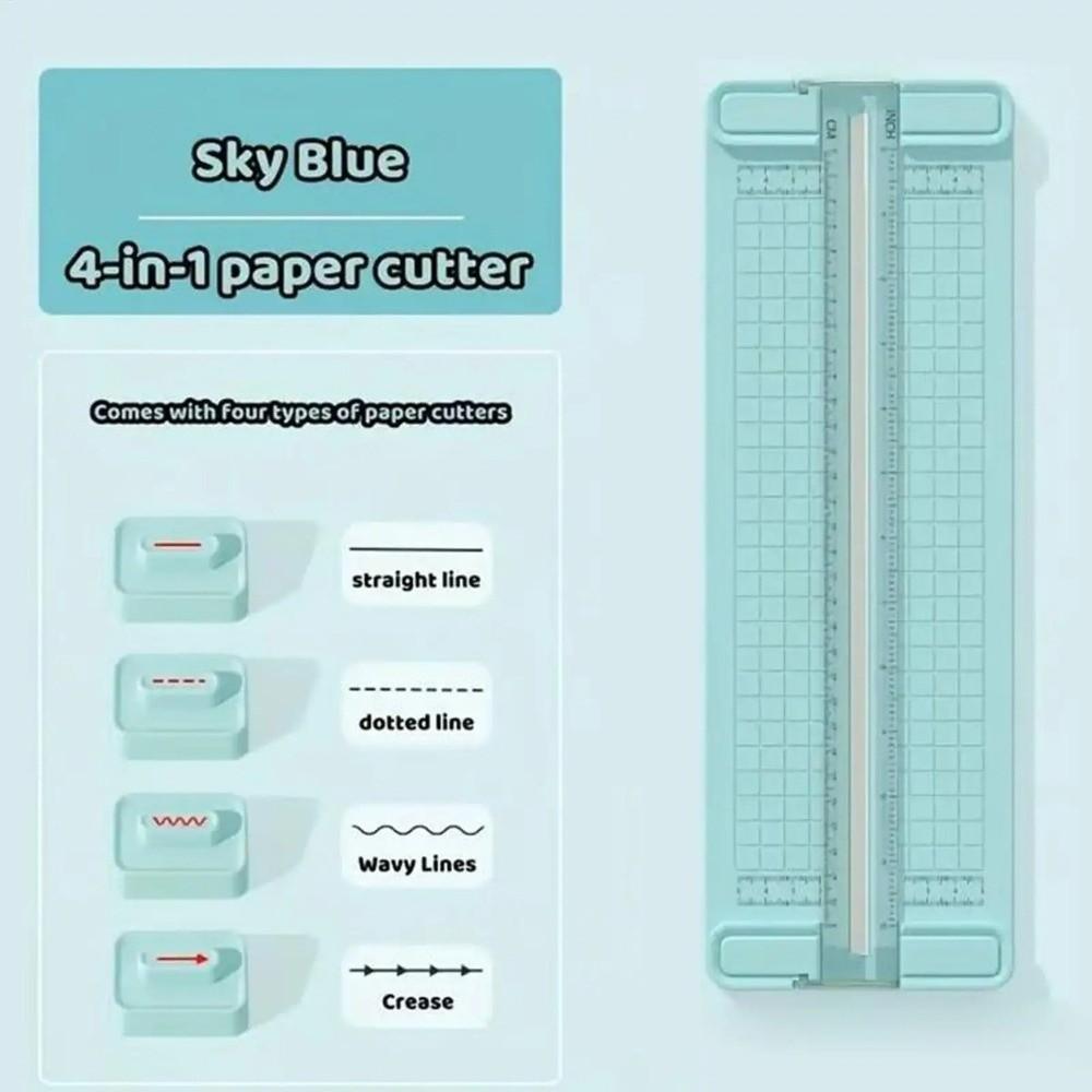 Bidirectional Cutting 4-in-1 Paper Cutter Precision Craft Paper Cutter Shredder Business Use