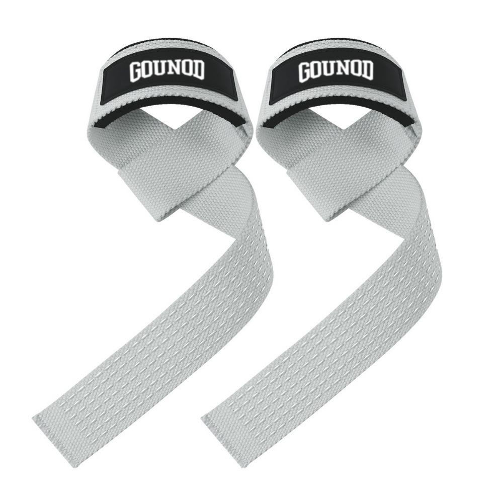 

1 Pair Non-slip Fitness Lifting Strap Adjustable Grip Band Durable Wrist Support Gym Fitness серый