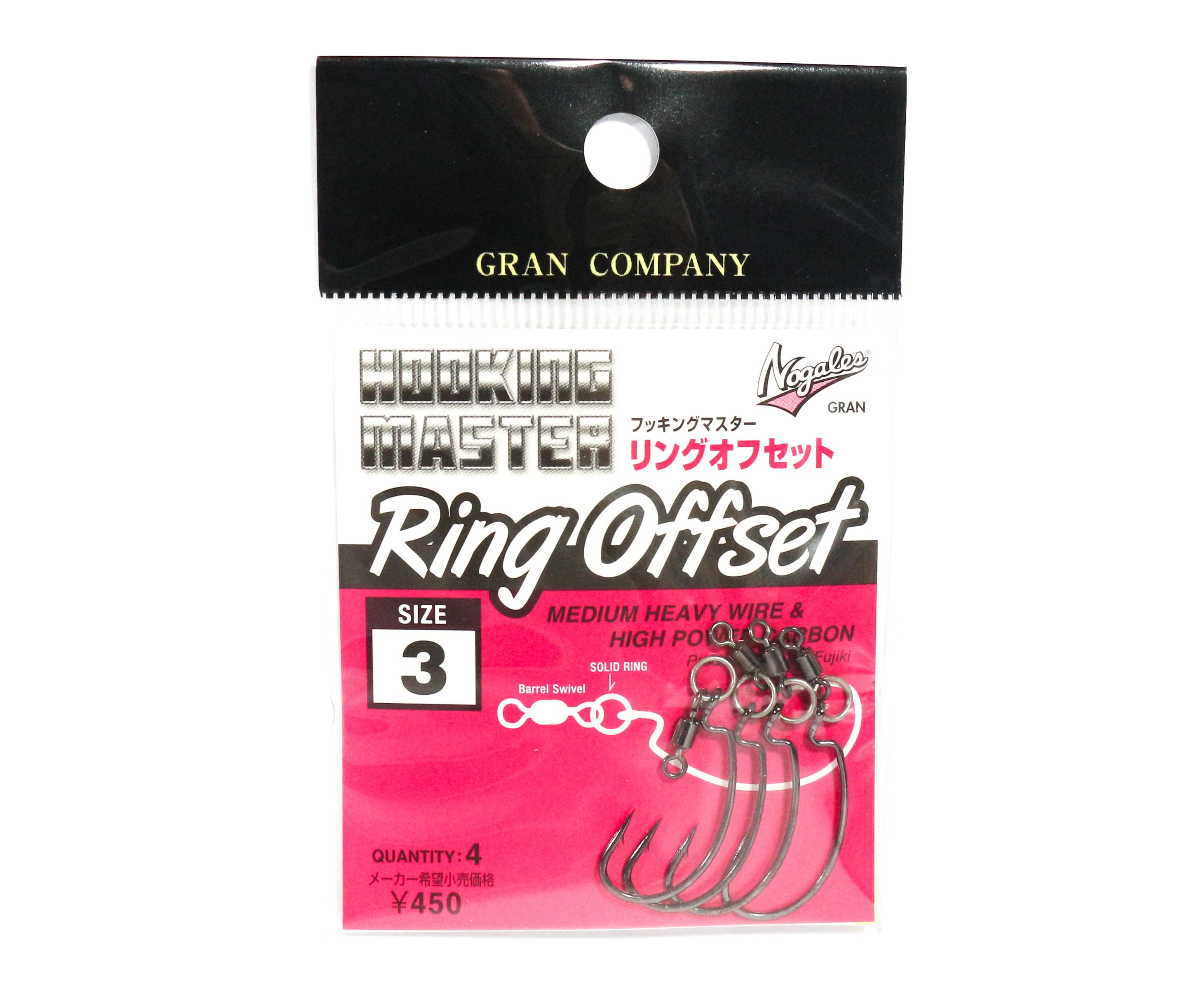 

Varivas Hooking Master Worm Hook Кольцо со смещением размера 3 (2627)