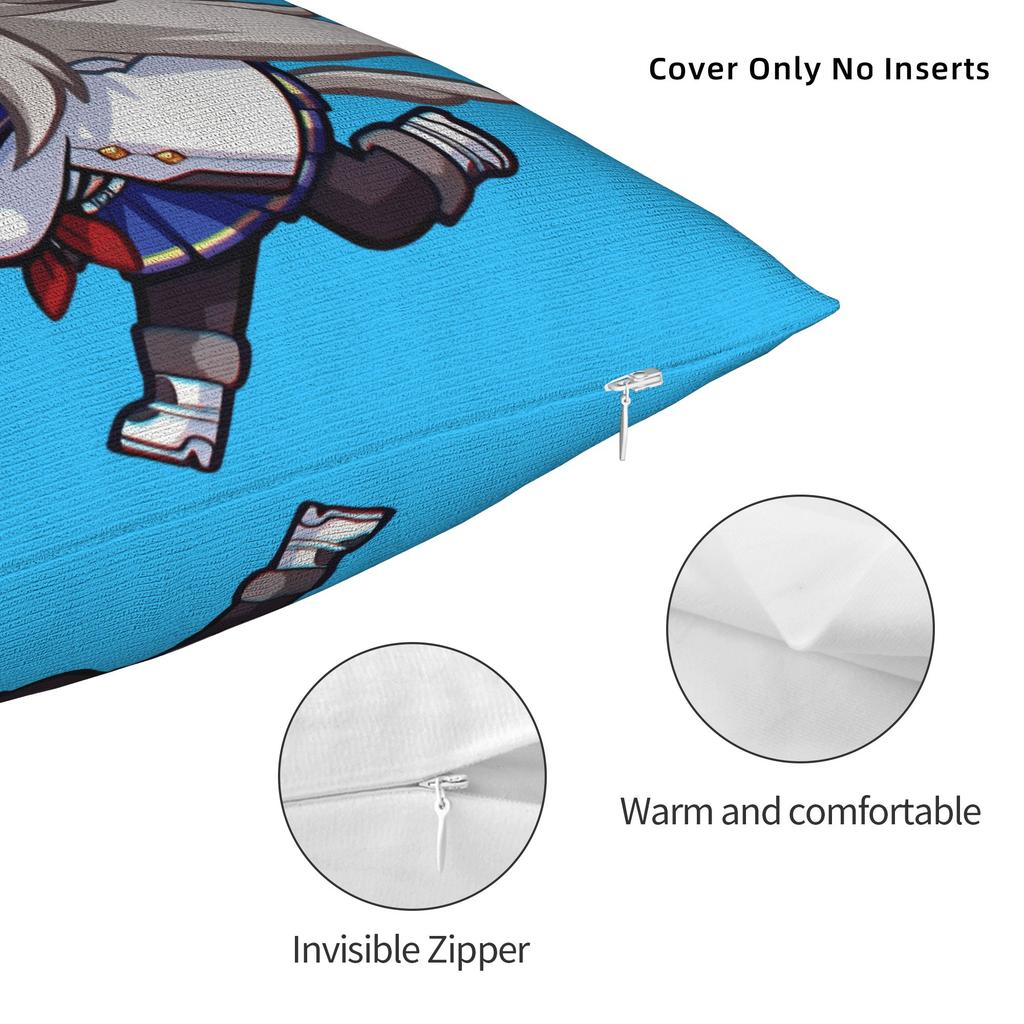 Umamusume Oguri Cap Pillowcases  Fashion Pillow Case For Couch Sofa Bedroom Custom Pillow Cover
