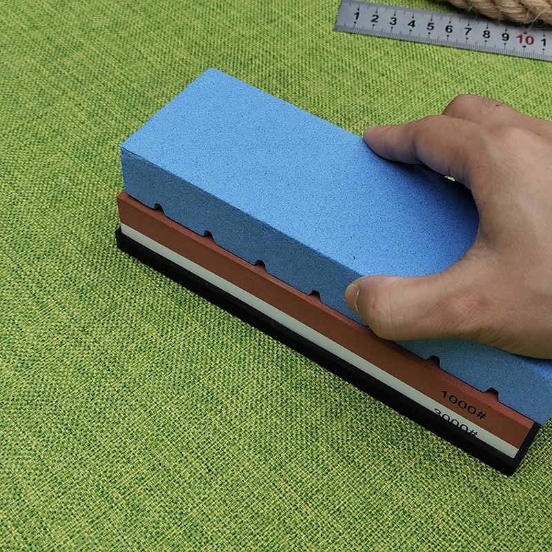 Premium White Corundum Flattening Stone 180x60mm - Horizontal Stripes Whetstone Repair Tool for Knife Sharpening & Maintenance