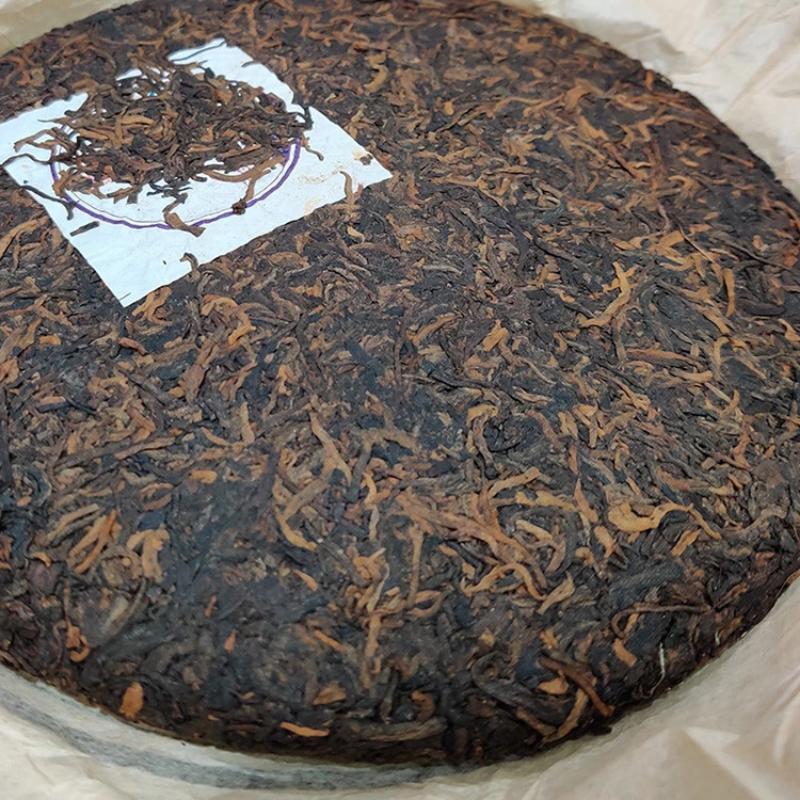 357g Yunnan Ripe Pu-erh Tea Bulangchun Puerh Cooked Tea Cake Chinese Pu'er Tea
