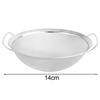 Circular Shape Double Handle Basket Stainless Steel Sieve Effective Sieving