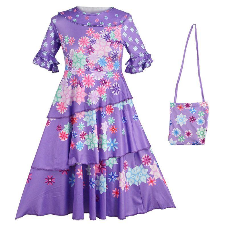 Isabela Encanto Floral Suits Ruffled Top Dress Suits Mother Daughter Matching