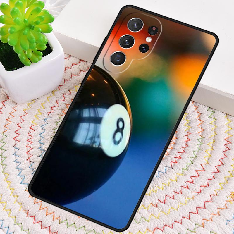 Billiards Snooker 8 Ball Phone Case for Samsung Galaxy note 10 pro S26 Ultra S23 S24 FE S25 S21 S22 PLUS shockproof Cove