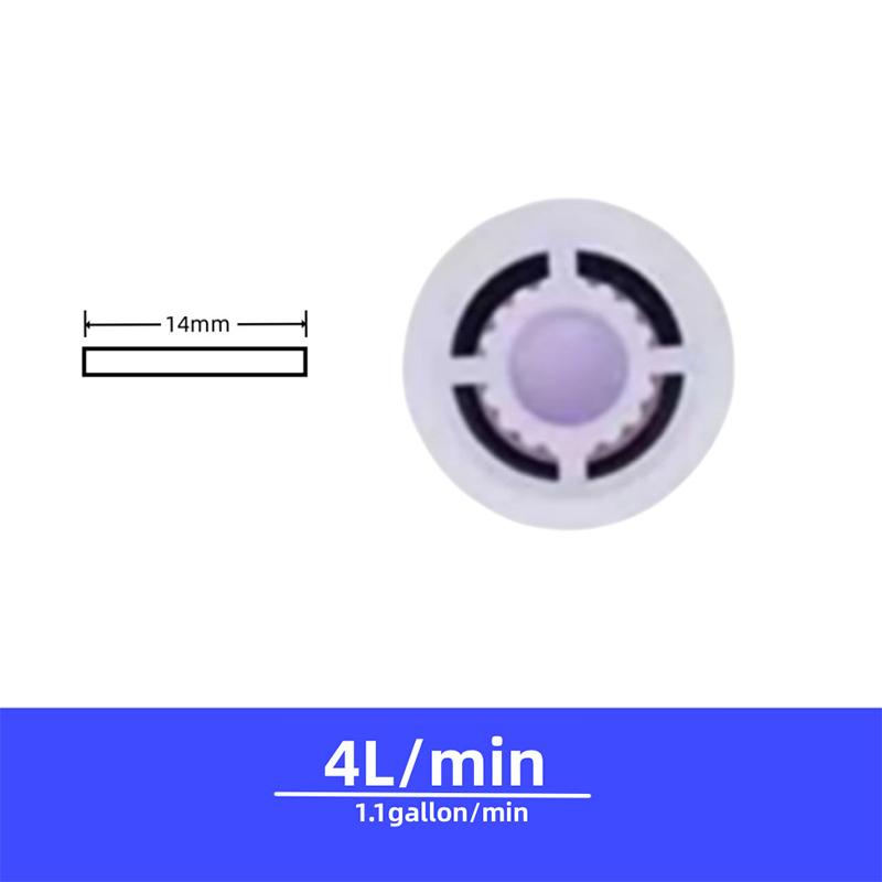 Sada omezovačů průtoku sprchy Šetření vodou 4/5/6/7/8/9/10/12L/Min Omezovač hadice Řada Ha Horní sprcha Příslušenství ke sprše
