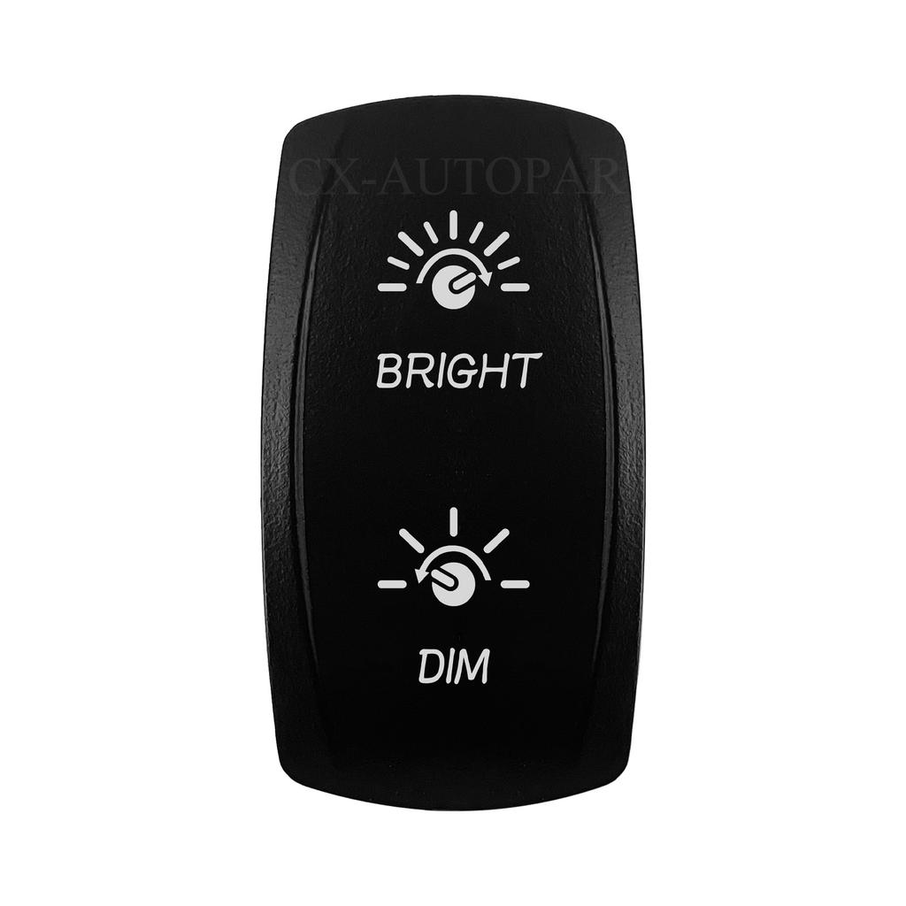 Laser-Engravable Rocker Switch Cap (No Body) - Switch Actuator Cover Replacement for 12V 24V Car Boat ATV Carling ARB Narva