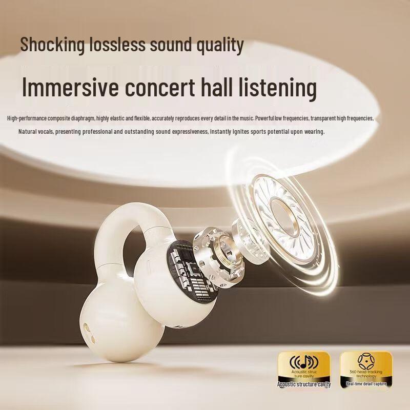 Lenovo EA430 Open-Ear Clip Bluetooth Earbuds