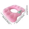 Inflatable Donut Pillow for Tailbone Portable Breathable Seat Cushion