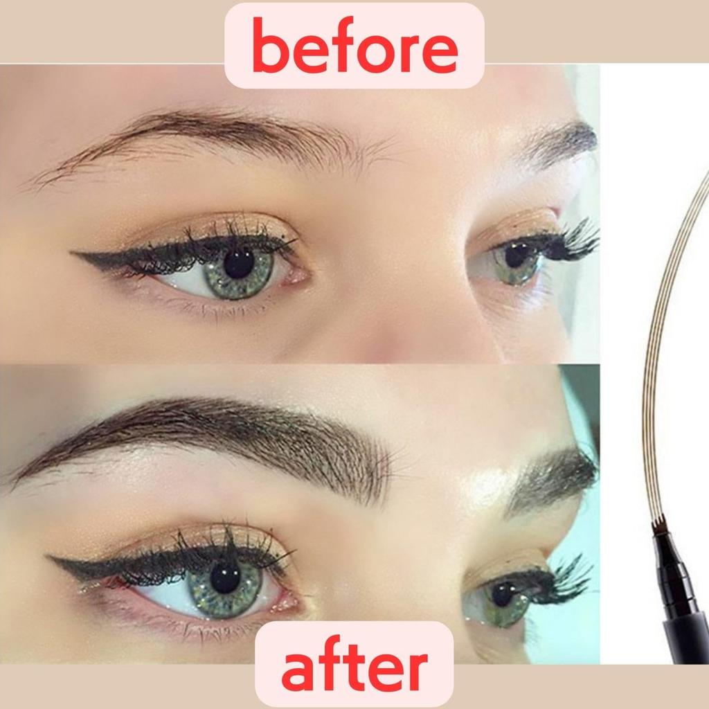 Eyebrow Permanent Eyebrow Eyebrow Permanent Eyebrow Pencil Tint, Color, Tattoo, Makeup, (Natural Brown)