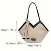 Love Design Tote Bag, Trendy Large Capacity Shoulder Bag, Faux Leather Simple Bag for Women Work Purses and Handbags
