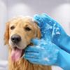 Pet Grooming Cleaning Gloves Dog Cat Bathing Shampoo Glove Scrubber Magic Dishwashing Cleanner Sponge Silicon Hair Removal Glove