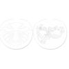 16 Pieces Face Body Painting Stencils Makeup Templates for Party