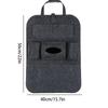 Felt Car Back Seat Organizer with 7 Pockets, Car Back Seat Kick Protector, Multi-Function Car Storage Bag, Home Felt Storage Bag