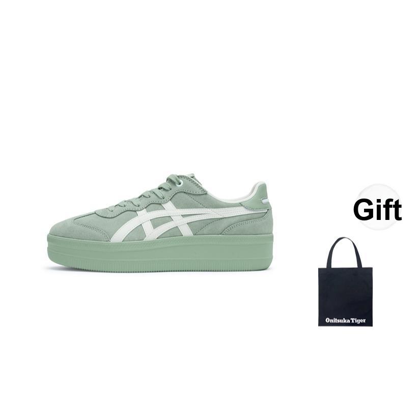 Onitsuka Tiger Tokuten Chunk Retro Training Thick Sole Non-Slip Durable Low-Top Lifestyle Casual Shoes Women sneaker Mint-Green 1183C426-300