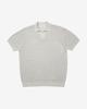 Solti Mesh Mixed Cable Open Collar Knit (Black)
