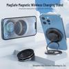 15W Dual-Sided MagSafe Wireless Charger & Phone Stand with Strong Magnet and Aluminum Alloy for Apple Devices