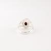 Schwarzer Rhodonit Edelstein 925 Gestempeltes Silber Schmuck Handgefertigt Heilstein Ring RR-61-22