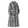 Extra-Long Coral Fleece Bathrobe for Men and Women - Winter Style Flannel Pajamas