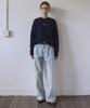 EN OR [Alpaca 59%] Logo Essential Knit Pullover - Navy