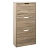 5five - 3-drawer Shoe Rack with Natural Oak Effect