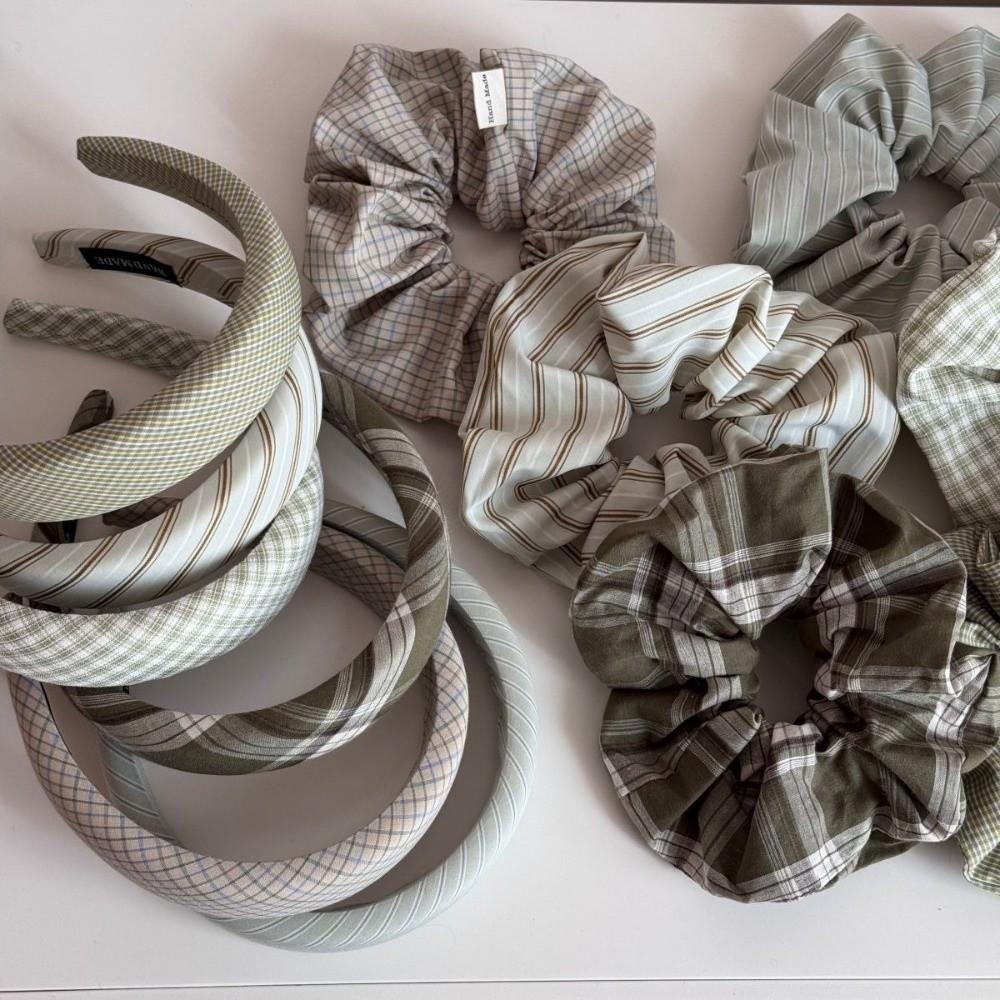 Multi Size Ponytail Hair Scrunchies Minimalist Pattern Hair Bands Hair Hoop  Daily Party Wedding