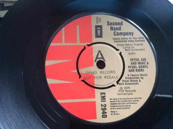7inch Record PETER, SUE & MARC & PFURI, GORPS &  - Second Hand Company (Trödler & Co.) EMI2940PROMO EMI 1979 UK Pop Used