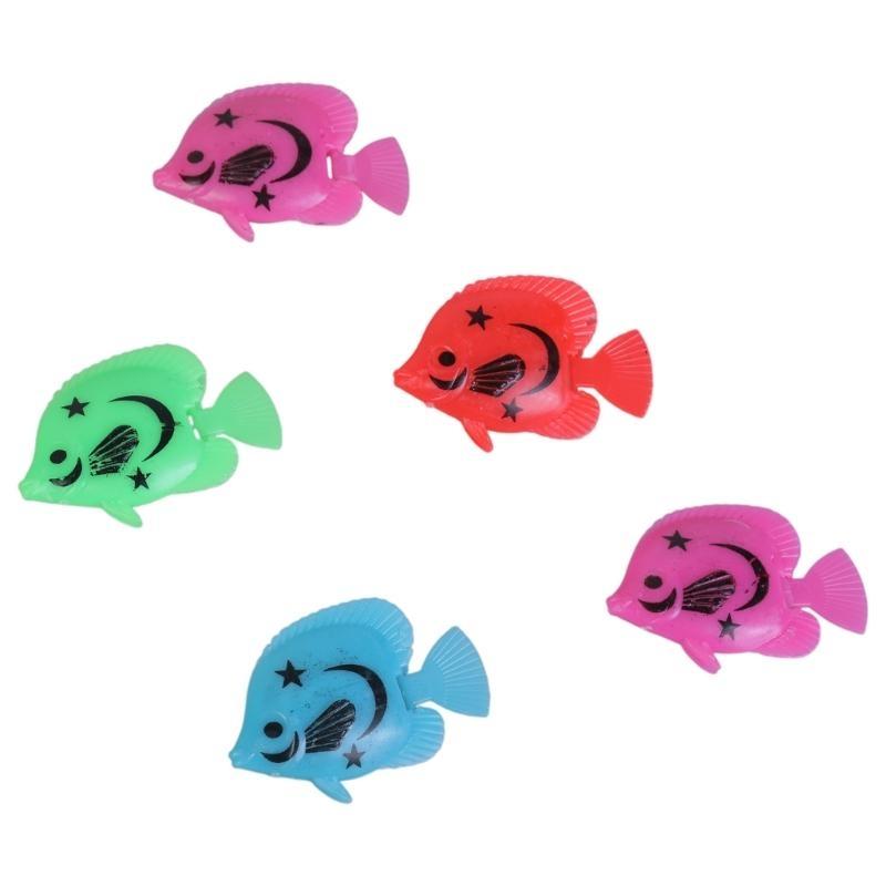 5 Pcs Artificial Colorful Aquatic Fish Small Aquarium Decor Landscape for Beautify Aquariums Landscaping China Mainland