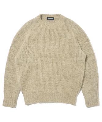 OTHERFITS Alpaca Loose Fit Round Knit (Beige)