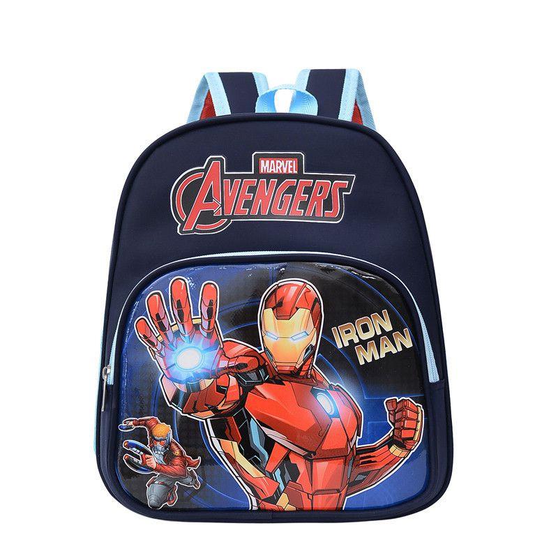 High Capacity Frozen Spiderman Iron Man Kid's Backpack For School And Travel