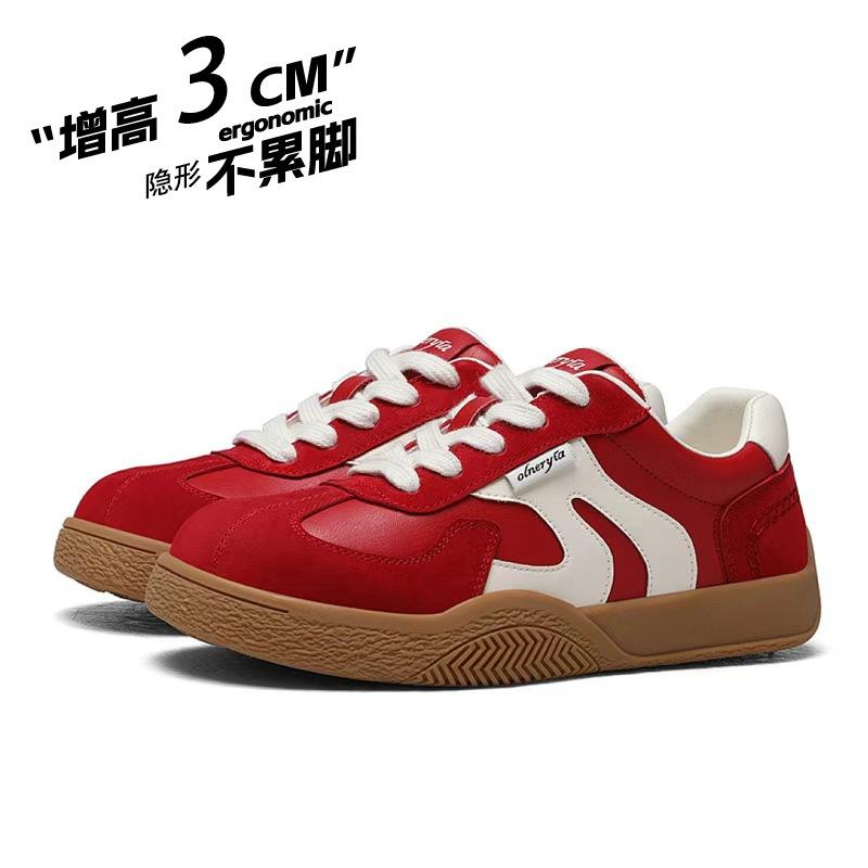 A retro thick baseplate shoes spring Forrest Gump shoes fashion versatile casual comfortable sports moral training shoes women's shoes