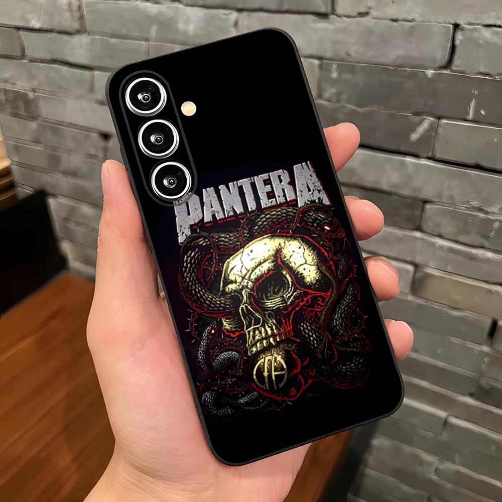 Music Pantera Band Phone Case For Samsung S26 S25 Plus S20 S20 Plus S22 Ultra S23 FE S21 Plus S21 Ultra Soft Cover