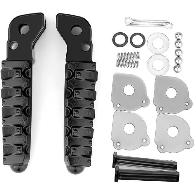 Motorcycle Front Foot Pegs Rest Pedal Compatible with K&TM DUKE 125/200 / 250/390 2018 2019 2020 2021 2022 2023 2024 duke 390 250 200 125 Accessories